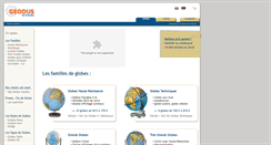 Desktop Screenshot of globes.geodus.com