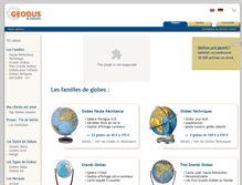Tablet Screenshot of globes.geodus.com