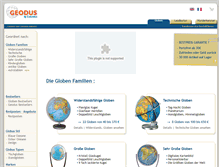 Tablet Screenshot of globen.geodus.com